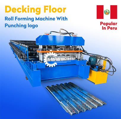 sistema de controlo do Plc da máquina de 15-20m/Min Floor Deck Roll Forming