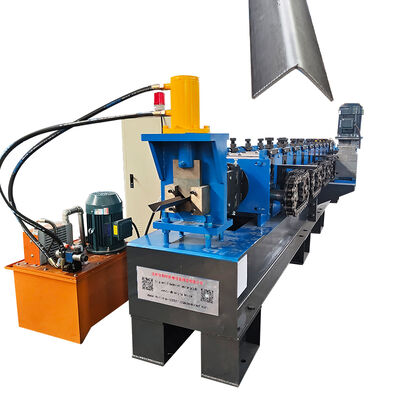 Máquina de moldagem automática de rolos de aço preto 20x50 ângulo