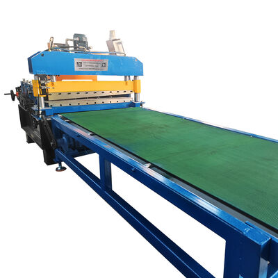 Máquina de moldagem de folha de bobina de aço galvanizado cortada em comprimento com empilhador automático