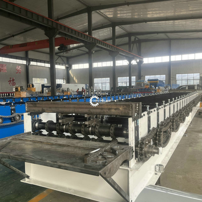 YX1000 0,3-1,2 mm Floor Deck Steel Profile Roll Forming Machine 380VAC para o mercado da Turquia