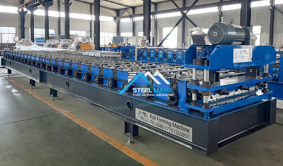 Máquina de moldagem de folhas de telhado de estação hidráulica de potência de 3 kW no melhor