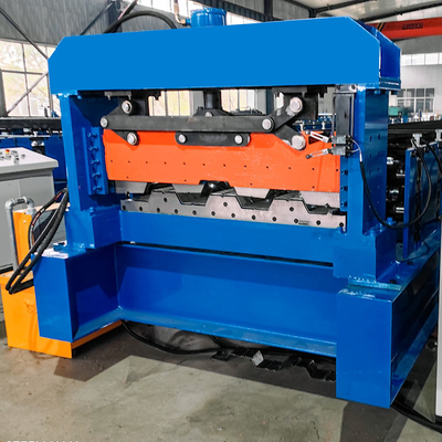 Máquina de moldagem de rolos de folhas de revestimento de piso de controle PLC galvanizado de perfil de aço