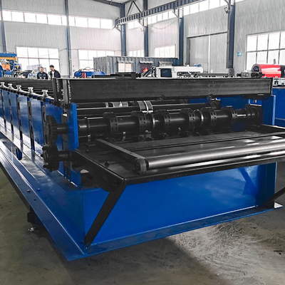 Máquina de moldagem de rolos de folhas de revestimento de piso de controle PLC galvanizado de perfil de aço