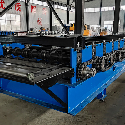 Máquina de moldagem de rolos de folhas de revestimento de piso de controle PLC galvanizado de perfil de aço
