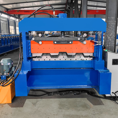 Máquina de moldagem de rolos de folhas de revestimento de piso de controle PLC galvanizado de perfil de aço