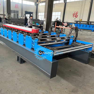 fatura de aço do perfil da máquina de rolamento da folha do telhado da largura Tr4 da bobina de 1220mm
