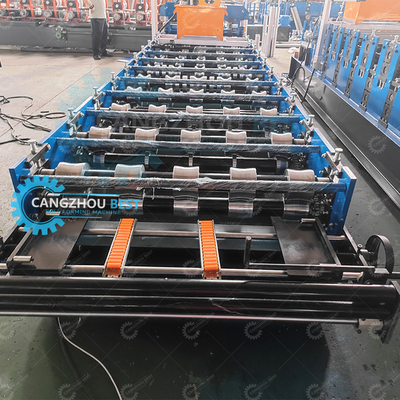 Máquina de moldagem de folhas de telhado de metal com tela sensível ao toque de 1000 mm