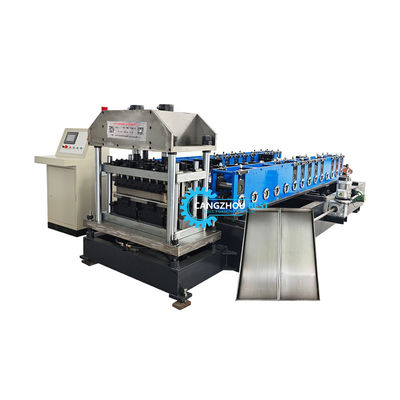 Máquina de moldagem de rolos de perfil de painel para supermercado