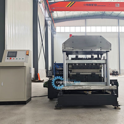 Máquina de moldagem de rolos de perfil de painel para supermercado