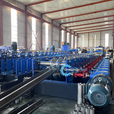 Aço espessura 4 mm Ferro mudança rápida 2&amp;3 ondas Barreira de choque máquina de moldagem de rolos