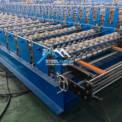 8.5kw Máquina de moldagem de azulejos de telhado de aço vidrado e máquina de fabricação de chapas de telhado