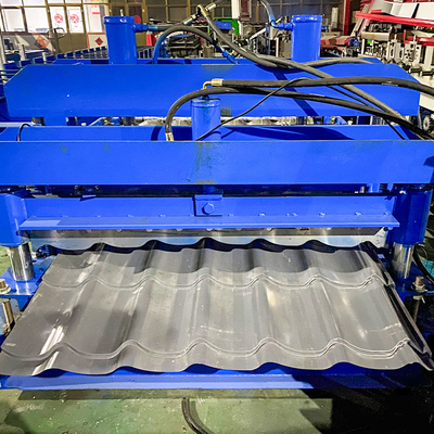 Máquina de moldagem de rolos de azulejos vidrados de aço galvanizado