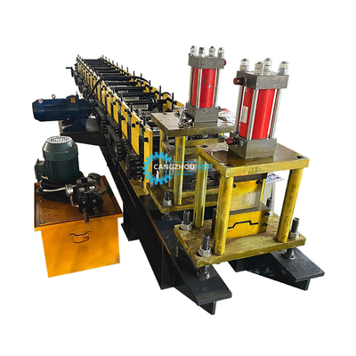 Controle de PLC Máquina de moldagem hidráulica de corte de molde T Profil V Forma de vedação de aço