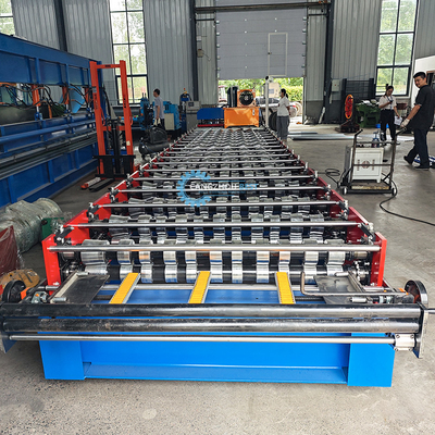 PPGI GI Profil de aço Zee Tile Roll Forming Machine com alta precisão dentro de 1 mm
