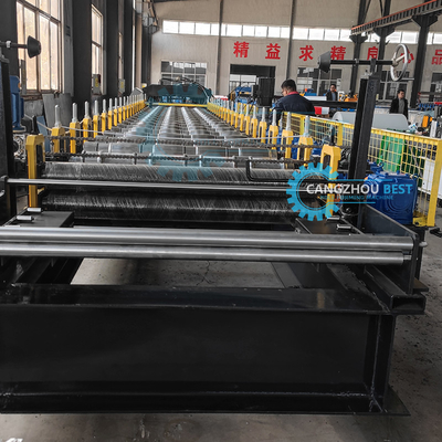 Rússia Popular Design Galvanizado Aço Telhado Telhas Fabricação Roll Forming Machine
