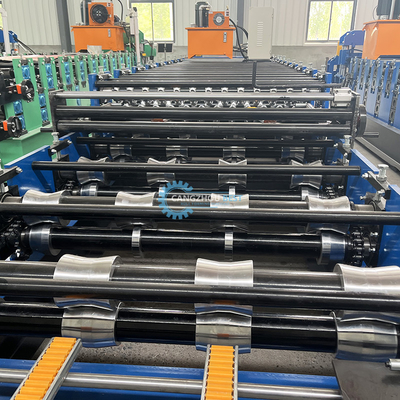 Camerun Popular Color Steel Roof Sheet Profile Double Layer Roof Roll Forming Machine Máquina de formação de rolos de telhado