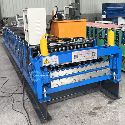 Camerun Popular Color Steel Roof Sheet Profile Double Layer Roof Roll Forming Machine Máquina de formação de rolos de telhado