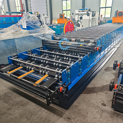 Perú Popular Tr4&amp;Tr5 Dupla camada de aço de perfil galvanizado revestimento de zinco Roof Roll Forming Machine