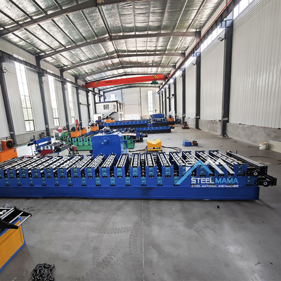 Máquina de moldagem de rolos de aço dupla camada Delta PLC