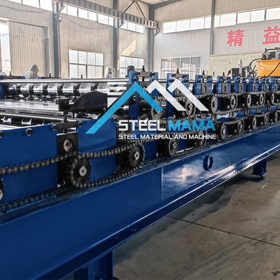 5.5Kw Potência do motor principal Máquina de folha de telhado de camada dupla 8-12m/min Velocidade de formação para telhados duráveis