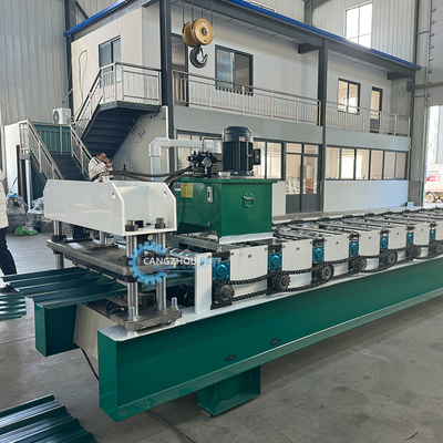 PPGI GI Color Steel Profile Roofing Sheet / Panel Roll Forming Machine (Machina de moldagem de rolos de revestimento de telhado / painel)