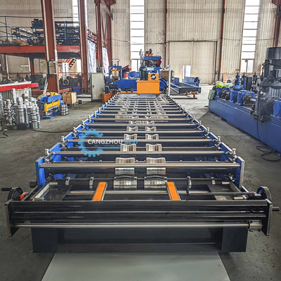 Máquina de moldagem de rolos de folha trapezoidal de telhado de aço galvanizado de 1050 mm