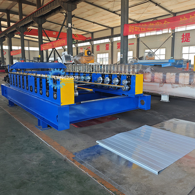 Mudança automática do tamanho do painel de parede Máquina de formação de rolos de perfis de aço para PPGI GI
