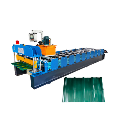 Máquina avançada de fabricação de chapas de telhado de 0,3-0,8 mm