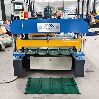 Máquina avançada de fabricação de chapas de telhado de 0,3-0,8 mm