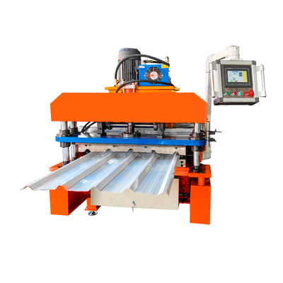 Máquina de revestimento de telhado de perfil de aço de alto desempenho com 45 rolos de aço 380V / 3Fase / 50Hz
