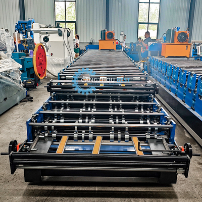 15-20m/Min Máquina de Formar Roda de Roofing de Dupla Camada para Necessidades de Fabricação de Largura Personalizada