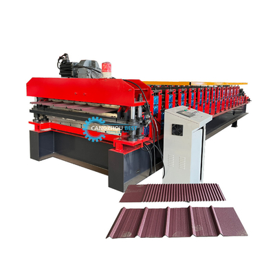 0.25-0.6mm Espessura do material 5,5×1,4×1,5m Máquina de moldagem de camada dupla 8-12m/min Velocidade de moldagem