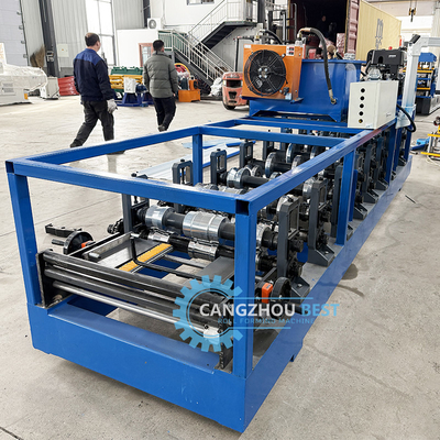Máquina portátil de moldagem de folhas de telhado automática de costura em pé Kr18