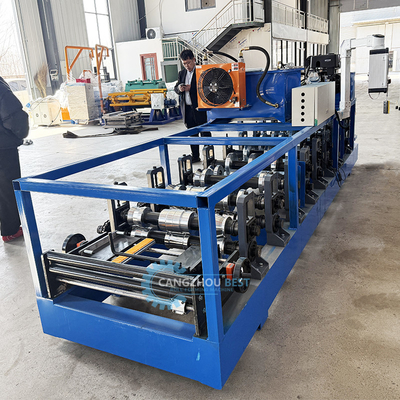 Máquina de moldagem de folhas de telhado de costura de costura automática Kr18 portátil