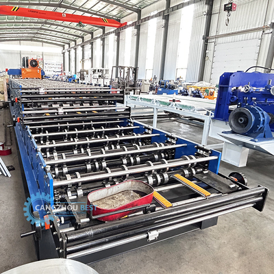 Roof Tile corrugado IBR Three Profile In One Color Steel Roofing Sheet Roll Forming Machine