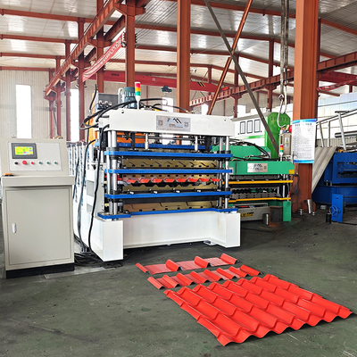 Canadá Popular Triple Layer Tile IBR Roofing Sheet Roll Forming Machine