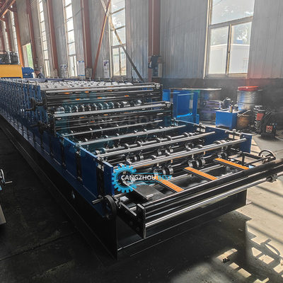 Chile Popular Zee Tile Corrgued Tr4 Três camadas Roof Sheet Roll Forming Machine