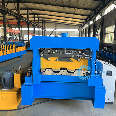 Máquina de Conformação de Rolo para Laje 1250mm Controle PLC 22kw