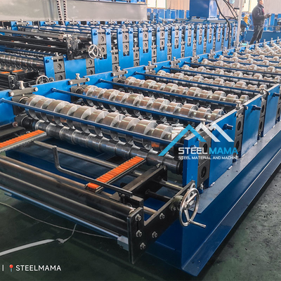 Máquina de moldagem automática de azulejos de telhado com controlo PLC 3 kW