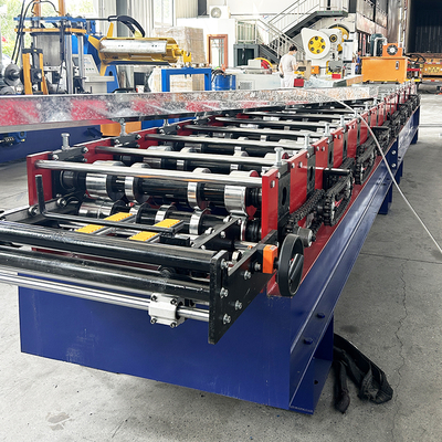 Máquina de formação de rolos de rolos de chapas metálicas de aço de cor auto-bloqueio Controle PLC