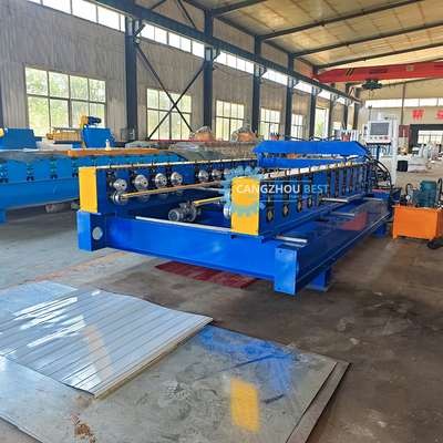 Telhado de tira IBR Chapa de cobertura de vão curto Preço da máquina de chapas de cobertura totalmente automática
