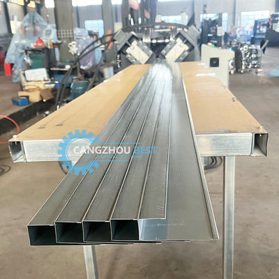 High Speed Flying Cutting Double Line U&C Steel Profile Making Roll Forming Machine