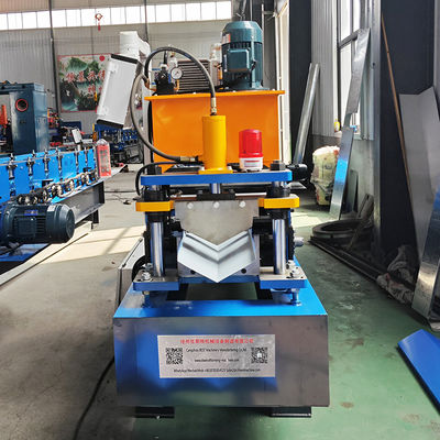 Cobertura de cumeeira de metal com telha esmaltada Ridge Cap Roll Forming Machine