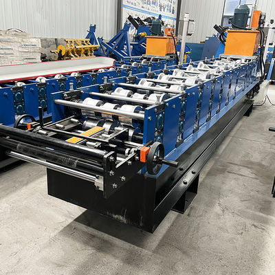 Máquina de Conformação de Telha Cumeeira por Prensagem Hidráulica com Aço 45# de Alta Qualidade e 15 Etapas de Conformação