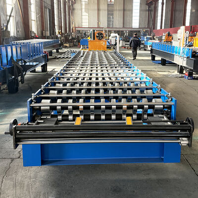 Materiais de construção 0,35-0,6 mm Mônaco máquina formadora de rolo de telha vitrificada