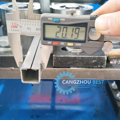 20x20mm Máquina de moldagem de rolos de perfil de aço de pequeno tamanho