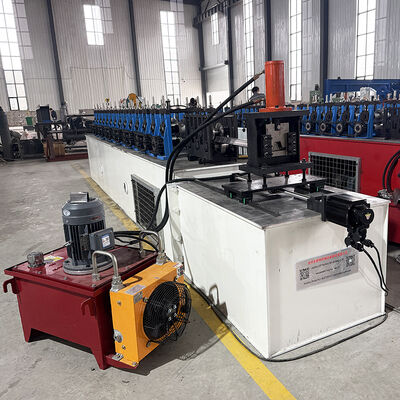 Máquina formadora de rolos de canal Omega para corte de metal e aço