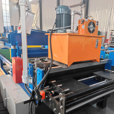 Máquina de moldagem de folha de bobina de aço galvanizado cortada em comprimento com empilhador automático