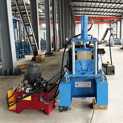 PLC Control Automatically K Gutter Rain Gutter Roll Forming Machine 