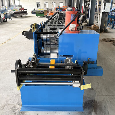 PLC Control Automatically K Gutter Rain Gutter Roll Forming Machine 